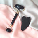 Massageador Facial de Pedra de Jade Antiruga